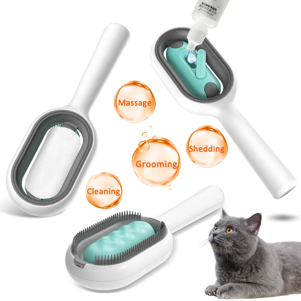 Brosse à eau de toilettage pour animaux de compagnie