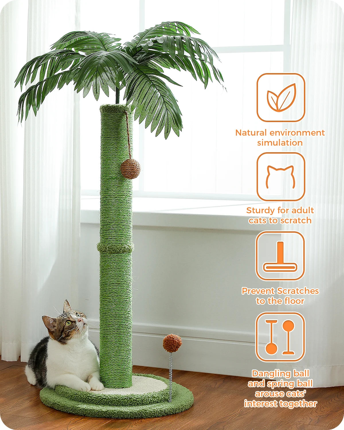 Tropical Tree Cat Scratcher