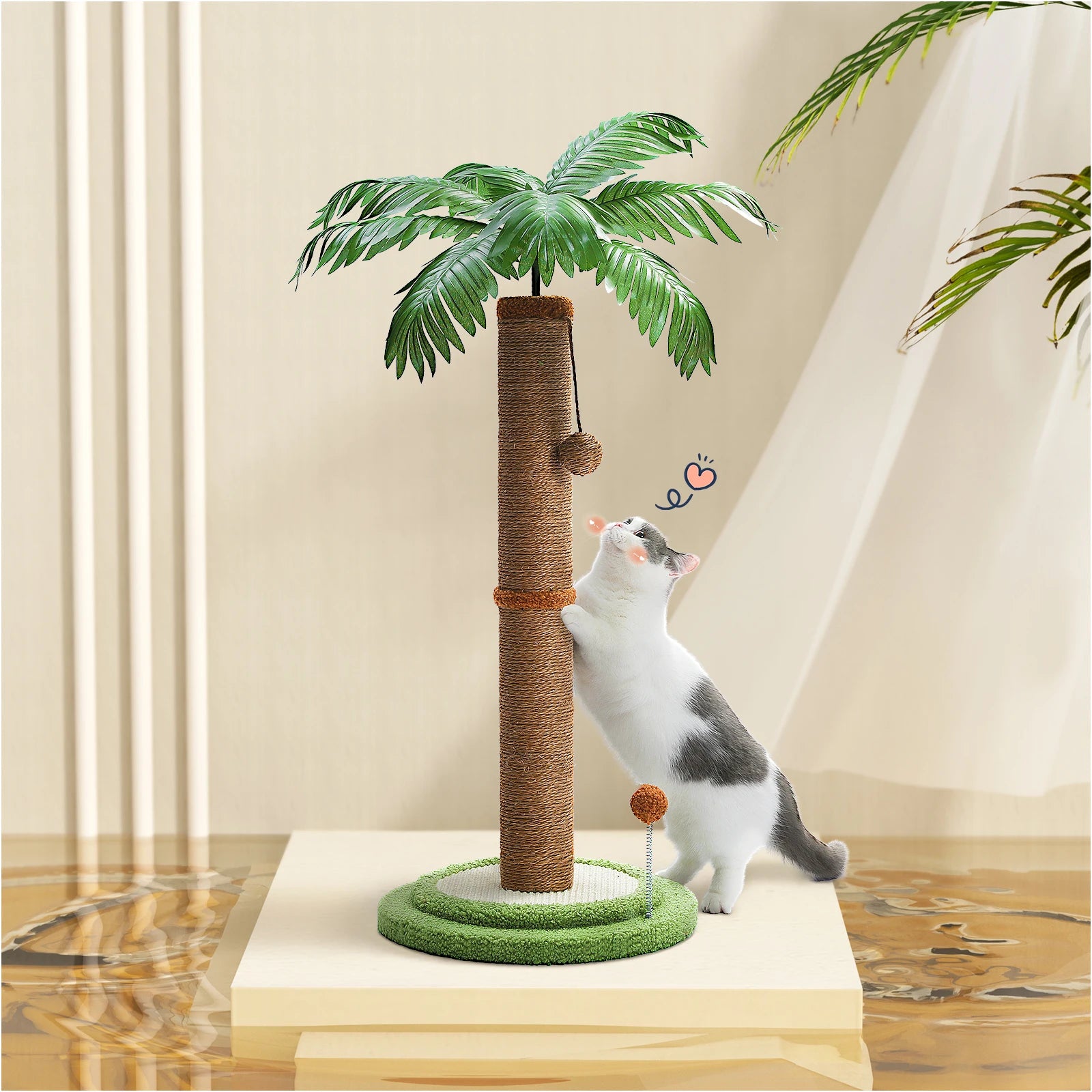 Rascador de gato de árbol tropical